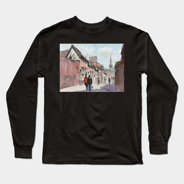 Claremont Hill Shrewsbury Long Sleeve T-Shirt by bakuma